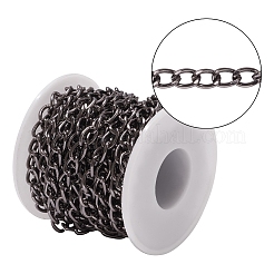 Aluminium Twisted Curb Chains&nbsp;CHA-YW0001-02