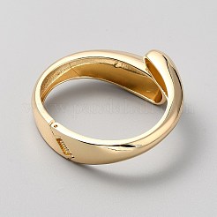 Brass Open Cuff Bangles for Women&nbsp;BJEW-SZC0008-01A-G