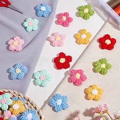 48Pcs 8 Colors Hand-woven Cotton Ornament Accessories&nbsp;DIY-CY0002-57A