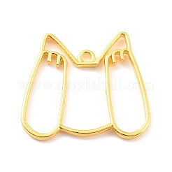 Alloy Open Back Bezel Pendants&nbsp;LS-FIND-B005-09G