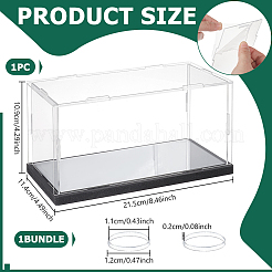 Organic Plastic High Penetration Plate and Bottom Late PVC Expansion Sheet Storag Box&nbsp;AJEW-WH0650-43B