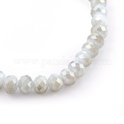 Electroplate Glass Beads Stretch Bracelets&nbsp;BJEW-JB04021