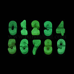 Luminous Frosted Transparent Acrylic Beads&nbsp;TACR-T029-21M