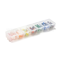 252Pcs 7 Style Electroplate Glass Beads Strands&nbsp;EGLA-FS0001-26