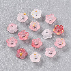 Frosted Transparent Acrylic Beads&nbsp;OACR-N137-72E