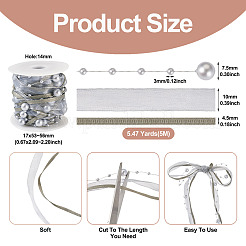 5M Polyester Lace Ribbon&nbsp;OCOR-TA0002-57B