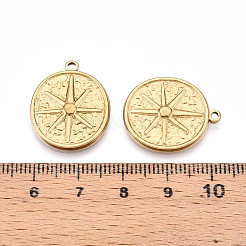 304 Stainless Steel Pendants&nbsp;STAS-N109-57G