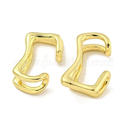 Brass Cuff Earrings for Women&nbsp;EJEW-C104-036G