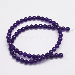 Natural Malaysia Jade Bead Strands&nbsp;G-A146-6mm-A01
