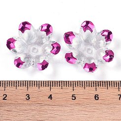 Plating Acrylic Bead Caps&nbsp;OACR-H118-06F