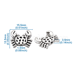 Tibetan Style Alloy Beads&nbsp;LS-PALLOY-TAC0009-17AS