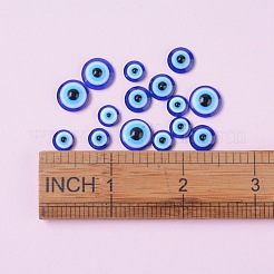 Resin Evil Eye Cabochons&nbsp;CRES-JP0001-12
