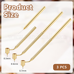 3Pcs 3 Styles Aluminum Detailing Fine Line Painting Pens&nbsp;AJEW-AR0005-51