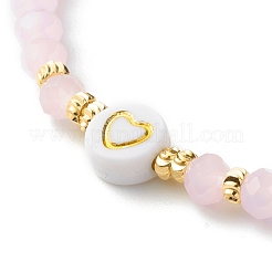 Glass Beads Stretch Bracelets Sets&nbsp;BJEW-JB06575-01