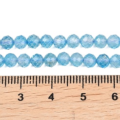 Natural Blue Topaz Beads Strands&nbsp;G-B175-D21-4mm