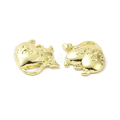 Rack Plating Alloy Pendants&nbsp;PALLOY-D007-66LG