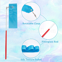 3Pcs Polycotton Dance Ribbons with Wand&nbsp;AJEW-CN0004-17