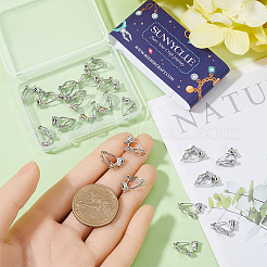 24Pcs Brass Clip-on Earring Findings&nbsp;FIND-SC0013-11P