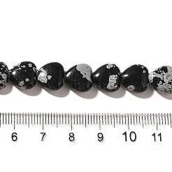 Natural Snowflake Obsidian Beads Strands&nbsp;X-G-R190-10mm-51