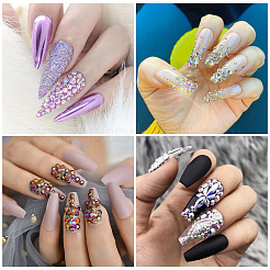 48G 12 Colors Glass Hotfix Rhinestone&nbsp;DIY-TA0004-53