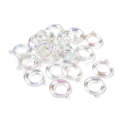 UV Plating Rainbow Iridescent Acrylic Pendants&nbsp;PACR-H001-08