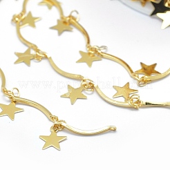 Brass Scalloped Bar Chains&nbsp;CHC-L039-02G-RS