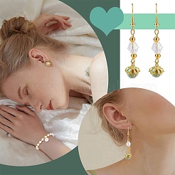 60Pcs 6 Styles Flower Brass Fancy Bead Caps&nbsp;KK-CJ0002-20-NR