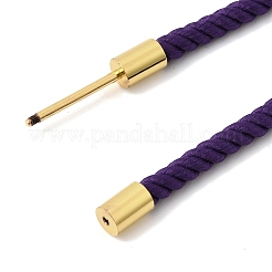 3MM Round Nylon Milan Cord Necklaces Making&nbsp;BJEW-H642-01G-23