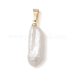 Natural Baroque Pearl Keshi Pearl Pendants&nbsp;PALLOY-JF04998