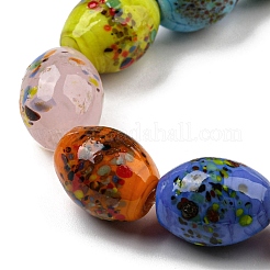 Handmade Lampwork Beads Strands&nbsp;LAMP-R145-06