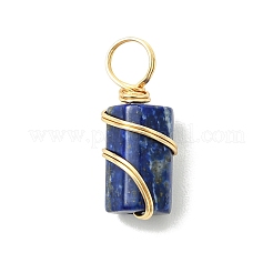 5Pcs Natural Mixed Gemstone Pendants&nbsp;PALLOY-JF03155
