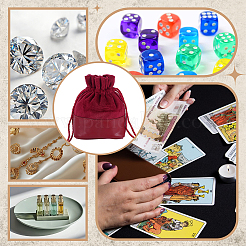 3Pcs Velvet & PU Leather Storage Bags&nbsp;TP-NB0001-89A