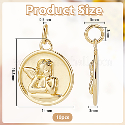 10Pcs Brass Pendants&nbsp;KK-UN0005-62