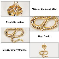 Rack Plating Alloy Pendants&nbsp;PALLOY-SC0002-88LG-RS
