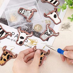 DIY Cattle Head Dangle Earring Making Kit&nbsp;DIY-OC0009-75