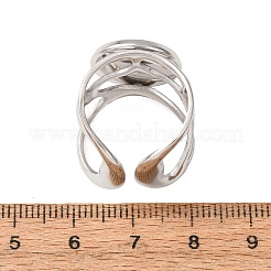 304 Stainless Steel Cuff Ring Components&nbsp;SA-CBA76C4-02P-04