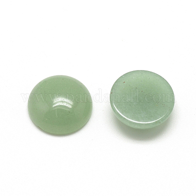 Natural Green Aventurine Cabochons&nbsp;G-R416-14mm-43-1