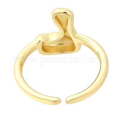 Rack Plating Brass Open Cuff Rings&nbsp;RJEW-S394-01G-L-1