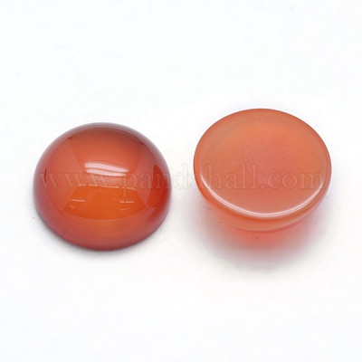 Natural Carnelian Cabochons&nbsp;G-P393-R18-10mm-1