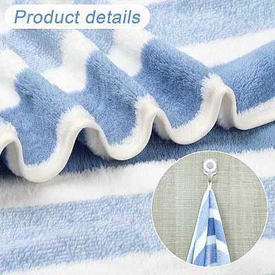 Polyester Stripe Towel&nbsp;AJEW-FZC0001-007A-1