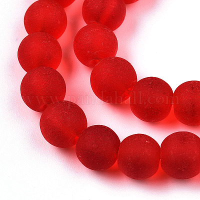 Transparent Glass Beads Strands&nbsp;X-GLAA-T032-T8mm-MD09-1