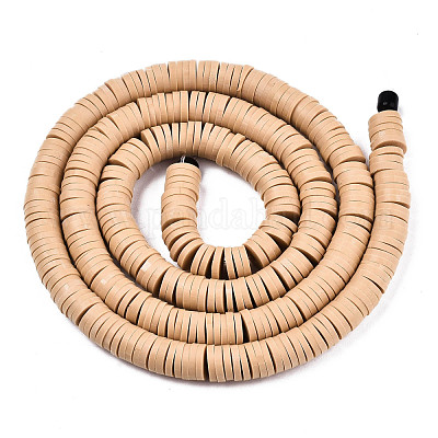 Handmade Polymer Clay Beads&nbsp;X-CLAY-R067-6.0mm-37-1