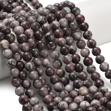 Natural Gemstone Beads Strands G-H067-A01-8mm-1