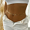 Iron & Alloy & Brass Body Chains, Double Layer Snake Chain Body Chains, Golden, 680mm