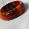 Acrylic Finger Rings, Ring, Chocolate, US Size 11(20.6mm)