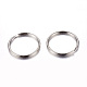Environmental Iron Split Key Rings&nbsp;IFIN-C057-25mm-2