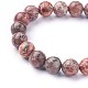 Natural Leopard Skin Jasper Beads Stretch Bracelets&nbsp;BJEW-F380-01-B12-3