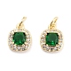 Brass with Cubic Zirconia Pendants&nbsp;KK-P271-33G-1