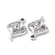 Alloy Crystal Rhinestone Pendants&nbsp;ALRI-H004-18P-2