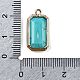 Synthetic Turquoise Pendants&nbsp;G-U019-04G-09-3